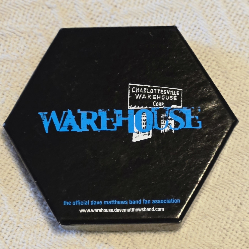 Dave Matthews Band Warehouse fan club coasters, collectable item!